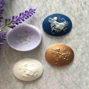 Молд А576, Камея Эльф 3,8х2,6 см ― Творча майстерня ДекоПарк