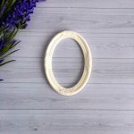 Рамочка овальная, 6,8х4,9 см, внутри 5,3х3,5 см /гд761