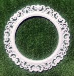Рамочка ажурная круглая диам. 5,5 см, внутр. диам. 3,6 см /гд595-1
