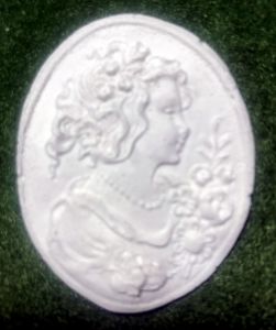Камея Дама большая, 5,2х4 см /гд587 ― Творча майстерня ДекоПарк