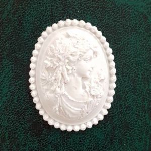 Камея, 3,5х4,5 см, гибкая отливка / гд741 ― Творча майстерня ДекоПарк