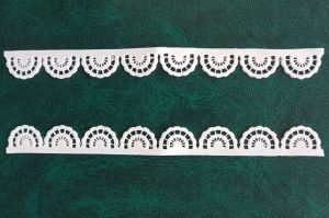 Кружево гибкое ажурное, набор 2 шт. по 16,5х1,5 см /кпг096 ― Творча майстерня ДекоПарк