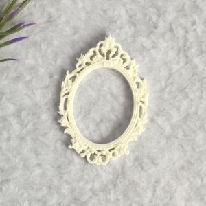 Ажурная овальная рамка, 7х4,5см / пд872 ― Творча майстерня ДекоПарк