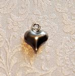 Сердце 3D, цв.: сер., 10х8 мм (scb011)
