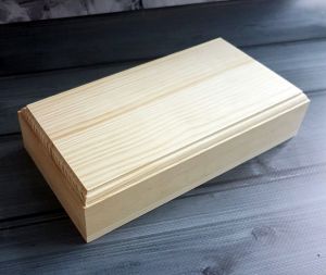 Купюрница с фаской, мат-л: сосна, 19х10х4.5 см ― Творча майстерня ДекоПарк