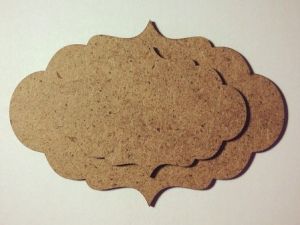 Шильда 056, 10*6,7 см, мдф 3 мм ― Творча майстерня ДекоПарк