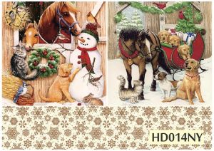 Декупажная карта А4 Hobby-decor, 55 г/м, hd014ny , Новогодняя ― Творча майстерня ДекоПарк