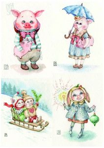 Декупажная карта А4 Hobby-decor, 55 г/м, hd045ny , Новогодняя  ― Творча майстерня ДекоПарк