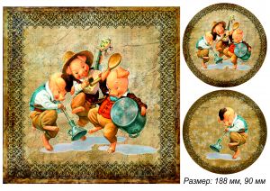 Декупажная карта А4 Hobby-decor, 55 г/м, hd050ny , Новогодняя  ― Творча майстерня ДекоПарк