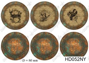 Декупажная карта А4 Hobby-decor, 55 г/м, hd052ny , Новогодняя  ― Творча майстерня ДекоПарк