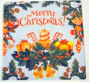 Салфетка 069, Merry Christmas ― Творча майстерня ДекоПарк