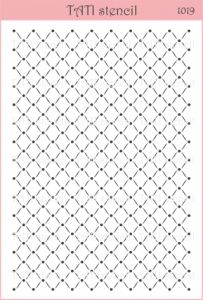 Трафарет гибкий TATI stencil 1019, A4, фоновый ― Творча майстерня ДекоПарк