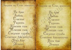 Декупажная карта 1772, молитвы, Защита на Семь поколений ― Творча майстерня ДекоПарк