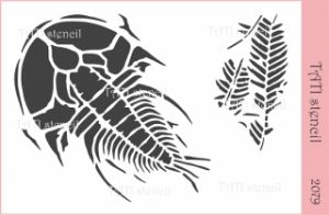 Трафарет гибкий TATI stencil 2079, морской ― Творча майстерня ДекоПарк