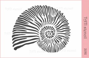 Трафарет "Tati stencil" 2081, Ракушка ― Творча майстерня ДекоПарк