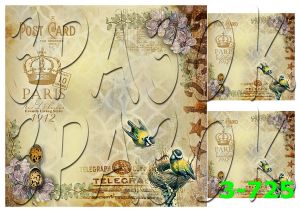 Декупажная карта 2173 ― Творча майстерня ДекоПарк