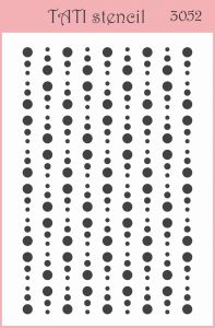 Трафарет "Tati stencil" 3052, Фоновый ― Творча майстерня ДекоПарк