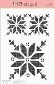 Трафарет гибкий TATI stencil 3154, Плитка и плиточки, узор ― Творча майстерня ДекоПарк