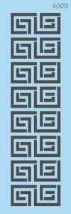 Трафарет "Tati stencil" 4003, бордюр ― Творча майстерня ДекоПарк