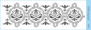Объёмный трафарет "Tati stencil" 4010, Бордюр ― Творча майстерня ДекоПарк