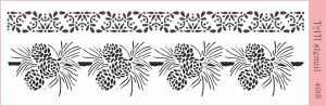 Трафарет "Tati stencil" 4019, бордюры ― Творча майстерня ДекоПарк