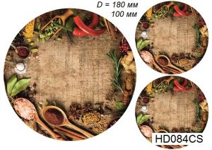 Декупажная карта А4 Hobby-decor, 55 г/м, hd084cs, сырная доска ― Творча майстерня ДекоПарк