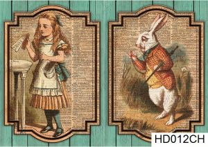 Декупажная карта А4 Hobby-decor, 55 г/м, HD012CH, Алиса из зазеркалья ― Творча майстерня ДекоПарк