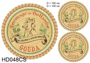 Декупажная карта А4 Hobby-decor, 55 г/м, HD048CS, сырная доска  ― Творча майстерня ДекоПарк