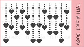 Трафарет "Tati stencil" 5069, фоновый ― Творча майстерня ДекоПарк