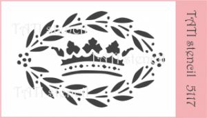 Трафарет "Tati stencil" 5117, Корона ― Творча майстерня ДекоПарк