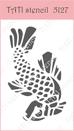 Универсальный трафарет TATI stencil 5127, Рыба ― Творча майстерня ДекоПарк