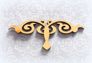 Декор 180, Вензель, фан. 4мм, 75х30  см ― Творча майстерня ДекоПарк