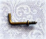 Крючок 2Г, цв: бр., 16х6мм