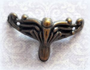 Ножка 037 (пластик), КОМПЛЕКТ 4 ШТ, цв.: бр ― Творча майстерня ДекоПарк