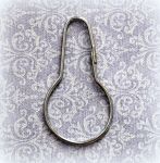 Подвес (scb338) для ключей, 68 мм, цв. сер