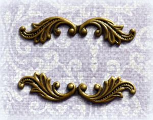 Филигрань 177, цв. бр., 30х7мм, 1шт. ― Творча майстерня ДекоПарк