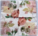 Салфетка 906, Винтажный медальон