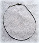 Цепочка 33, Шнурок на шею (scb303), цв: серебро