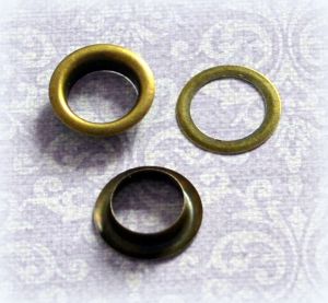Люверсы (scb376), цв.: бр., 10,5мм ― Творча майстерня ДекоПарк