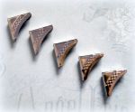 Уголок 092, для блокнота, 14Х14Х3мм, цв. сер.