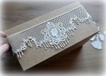 Кружево полимерное гнущееся 051 (часть 1  и часть 2= гд215), Королевское, размер 29*8,5 см /кпг051