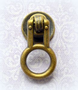 Ручка 084, цв.: бронза ( с кольцом ) ― Творча майстерня ДекоПарк