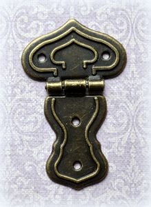 Петля 052, фигурная накладная, цв.: бронза ― Творча майстерня ДекоПарк