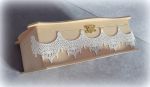 Кружево полимерное гнущееся 058, 33.5X7.2 см /кпг058