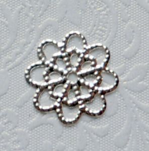 Филигрань 284,  цв. сер., 14 мм ― Творча майстерня ДекоПарк