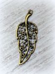 Лист, подвеска, цв.: бр, 15х40х2мм, scb501