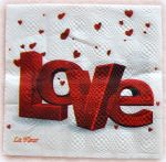 Салфетка 975, Love