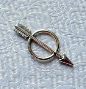 Металлич. накладка Стрела, (scb156-2), цв.: сер. ― Творча майстерня ДекоПарк