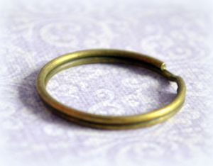 Кольцо заводное (scb425), 25 мм, цв. бр. ― Творча майстерня ДекоПарк