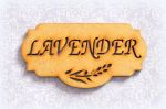 Шильда 112, Lavender (Лаванда) мдф 3 мм, 100х52 мм